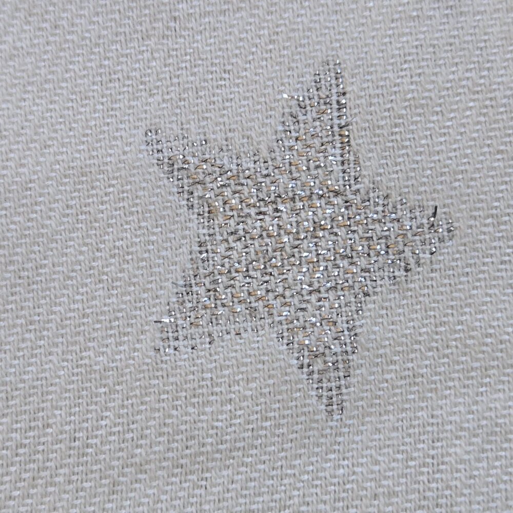 NWOT Talbots Metallic Star Sparkle Scarf - Picture 4 of 11